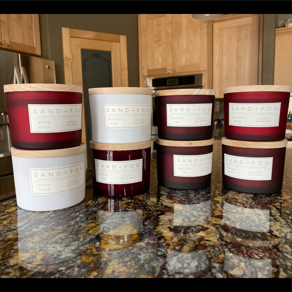 ‼️‼️SOLD‼️‼️ Sand + Fog customizable 2-wick candle